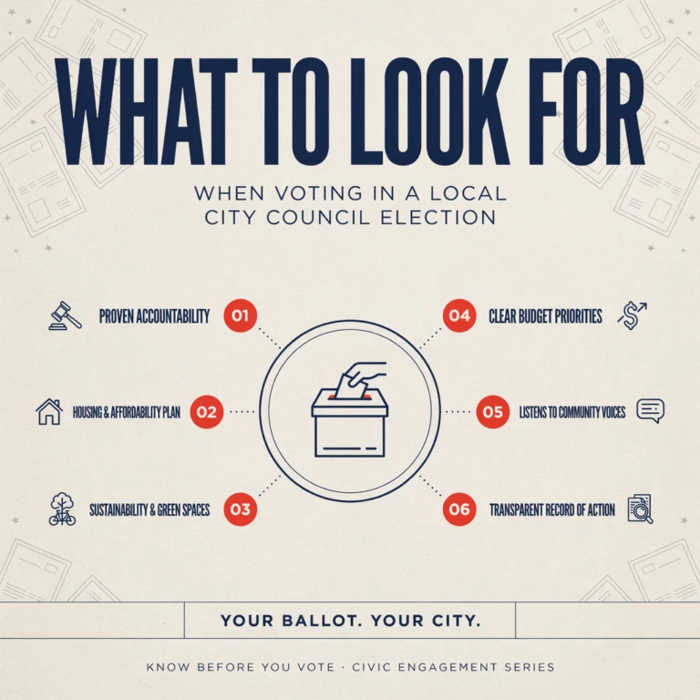What to Look for When Voting in a Local City Council Election